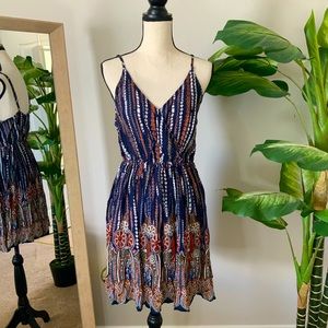 Fun print flowy dress